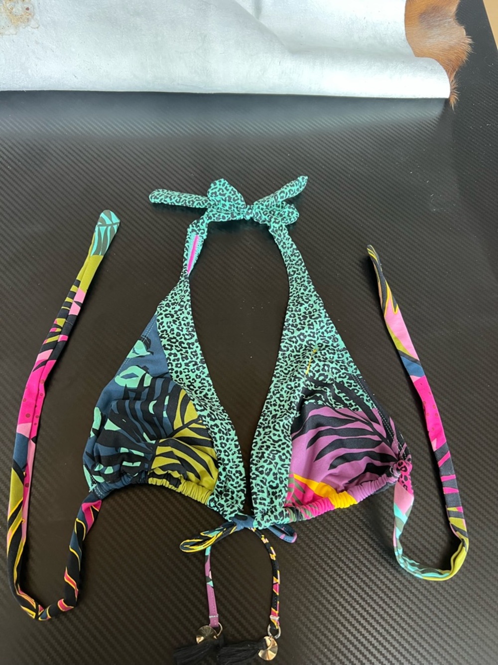 Blue Rod Beattie bikini top